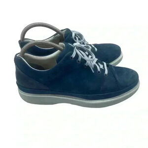 Samuel Hubbard Hubbard Fast Sneakers Navy Nubuck Suede Casual Shoes size…